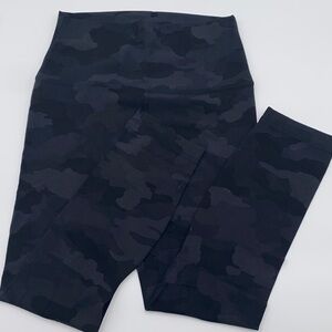 lululemon Black Camo Align HR 23” size 4